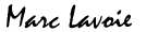 Signature de Marc Lavoie